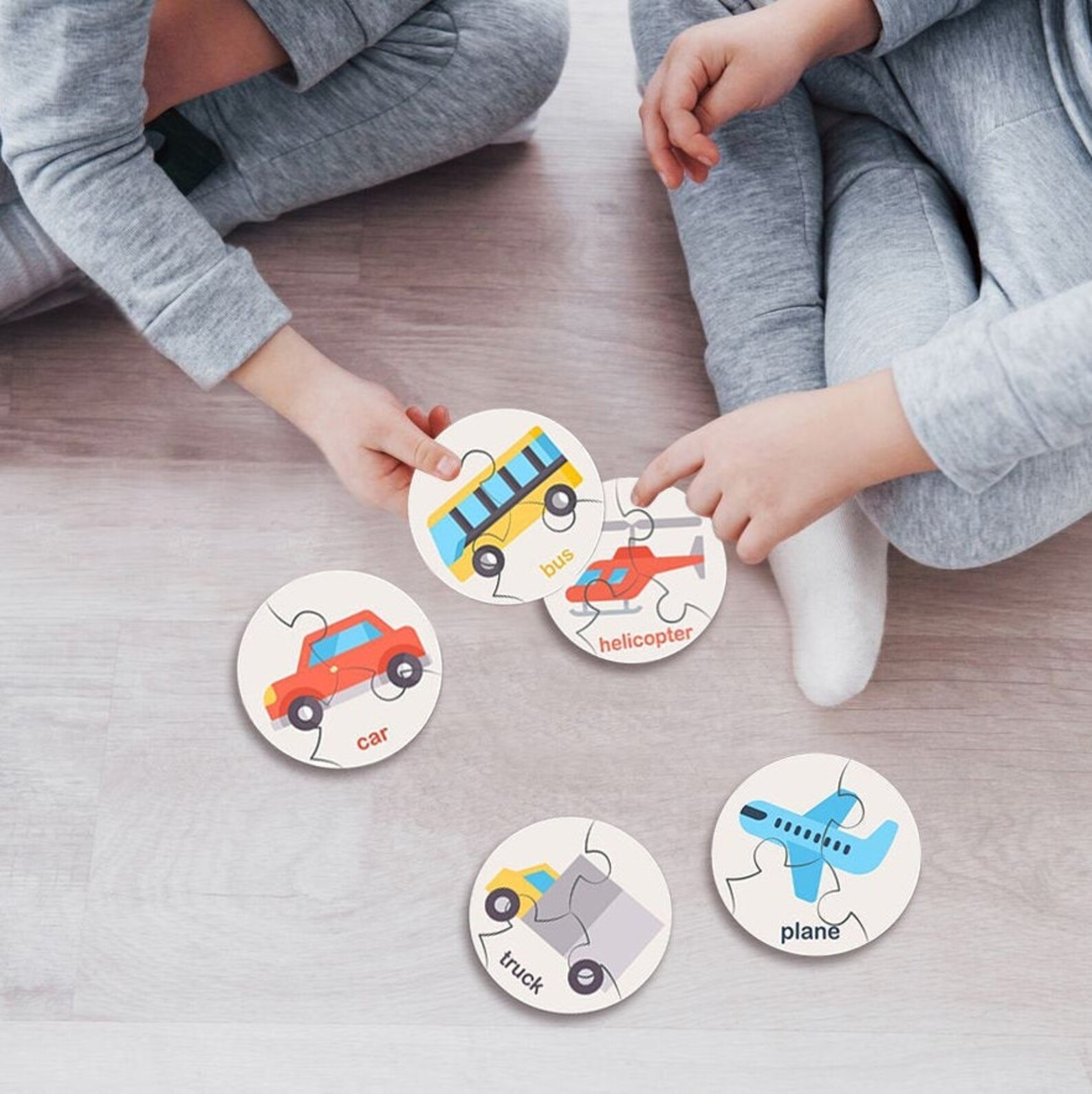 Montessori Flash Cards for Toddlers Wooden Fruits Puzzles My Etsy UK