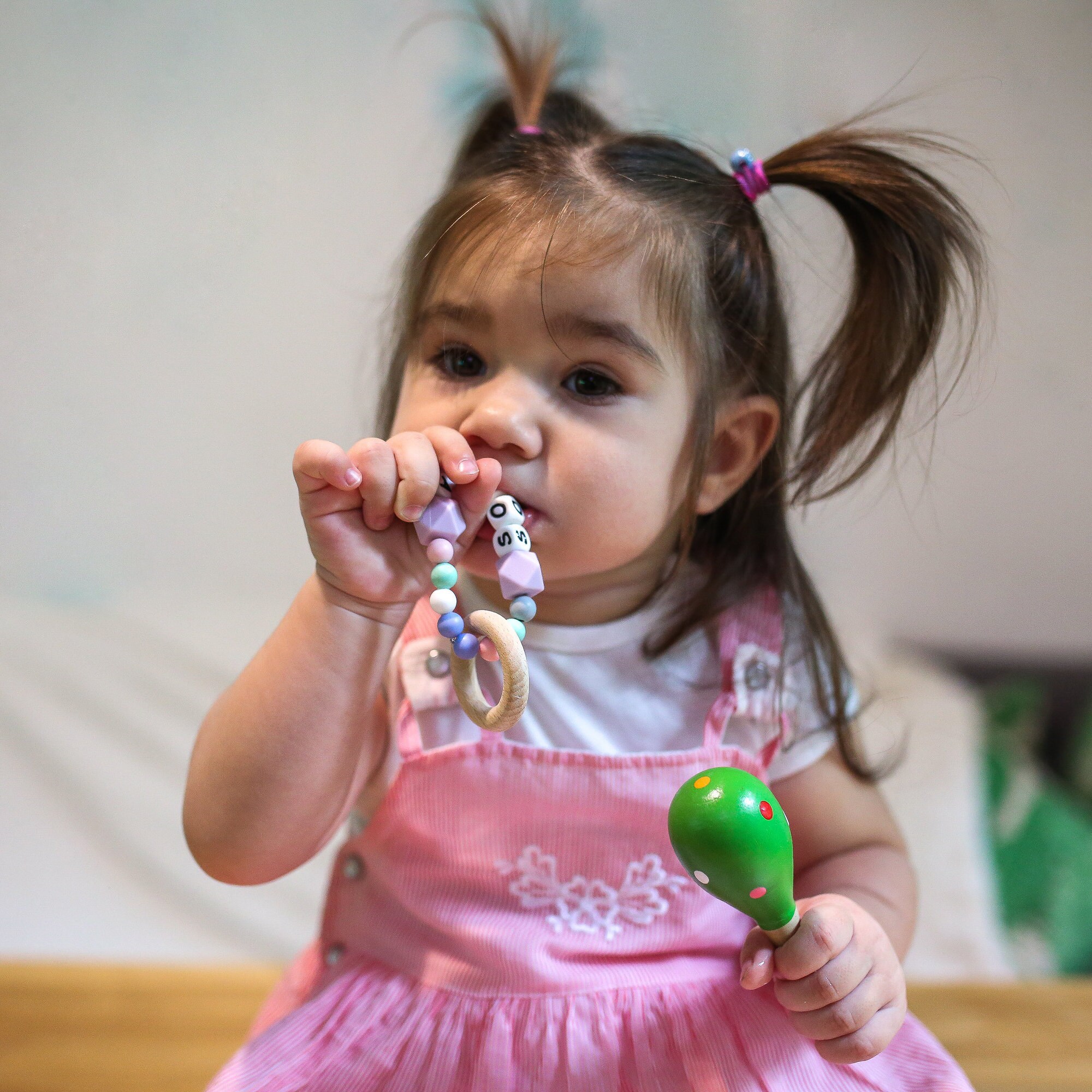 Baby Maracas Wood Maracas Baby Rattle Children Toys Baby Etsy