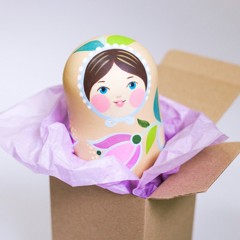 Traditional Nesting Dolls for Kids Nesting Dolls Handmade Etsy