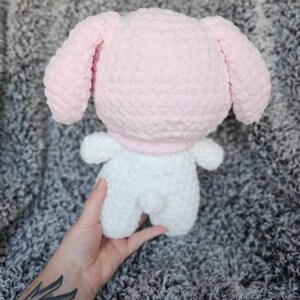 Crochet Pattern Amigurumi, Kawaii Pink Bunny Digital Crochet PDF ...
