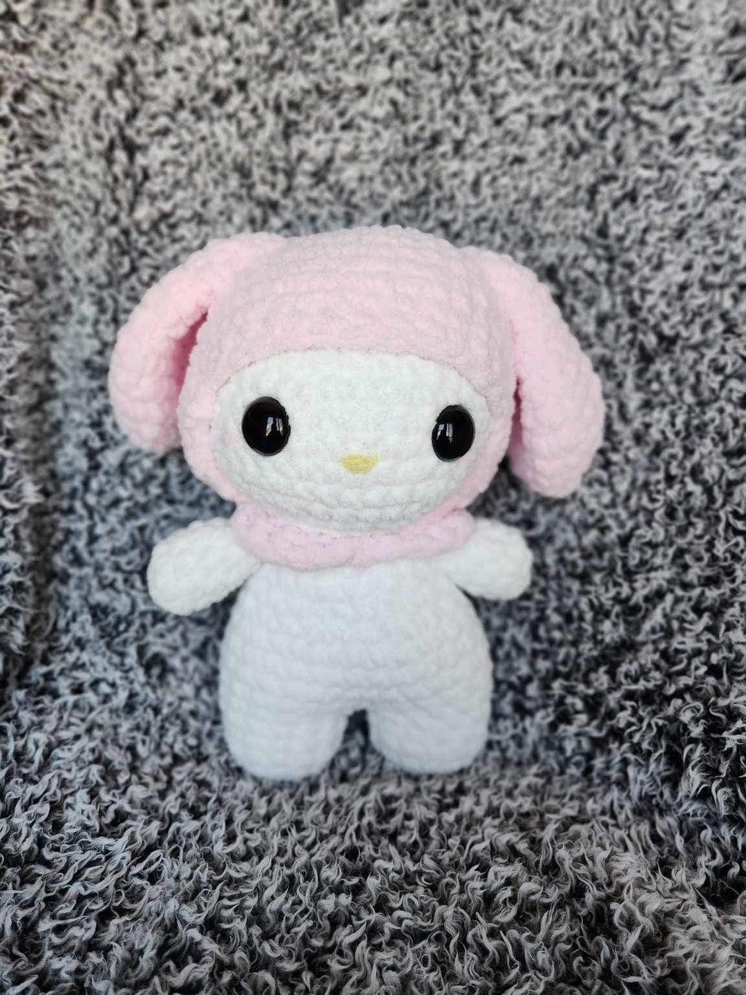 Crochet Pattern Amigurumi, Kawaii Pink Bunny Digital Crochet PDF ...
