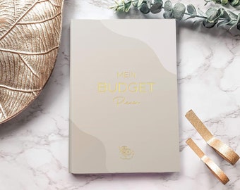 LEAF & GOLD® Budget Planner deutsch I Hardcover Haushaltsbuch zum eintragen I Übersichtlicher Budgetplaner I Finanzplaner I Budget Planer