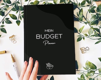 LEAF & GOLD® Budget Planner deutsch I Hardcover Haushaltsbuch zum eintragen I Übersichtlicher Budgetplaner I Finanzplaner I Budget Planer