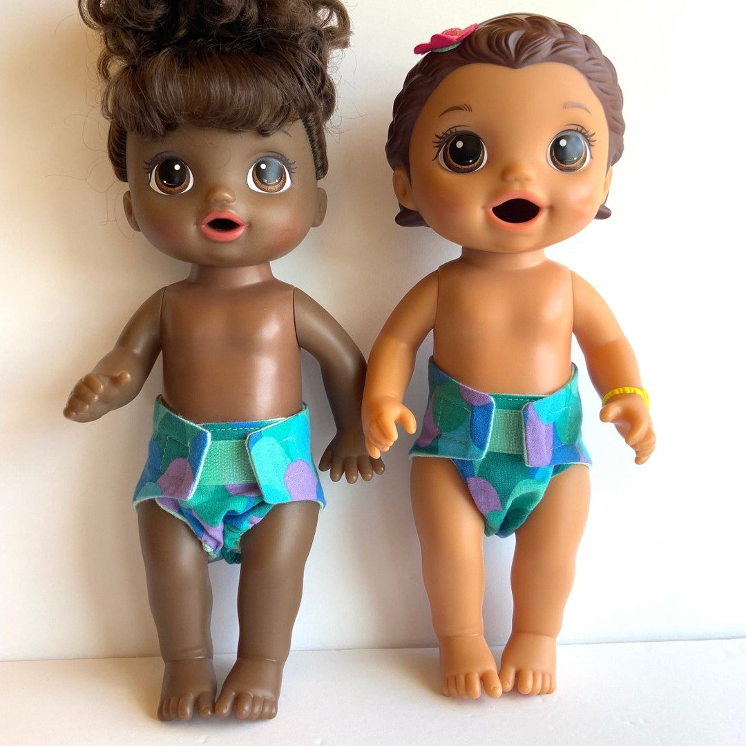 Baby Alive Reusable Cloth Diapers, Set of Two, Semi-absorbent, Doll ...