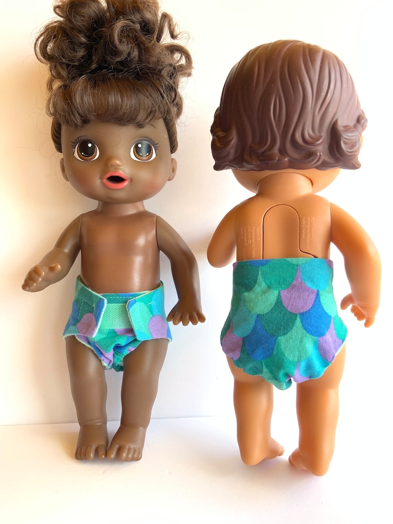 Baby Alive Reusable Cloth Diapers, Set of Two, Semi-absorbent, Doll ...