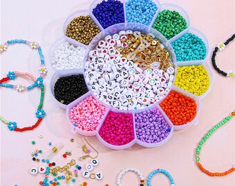 5400pcs 3mm Seed Beads For Women's Diy Bracelet, Necklace, Jewelry Making  Supplies