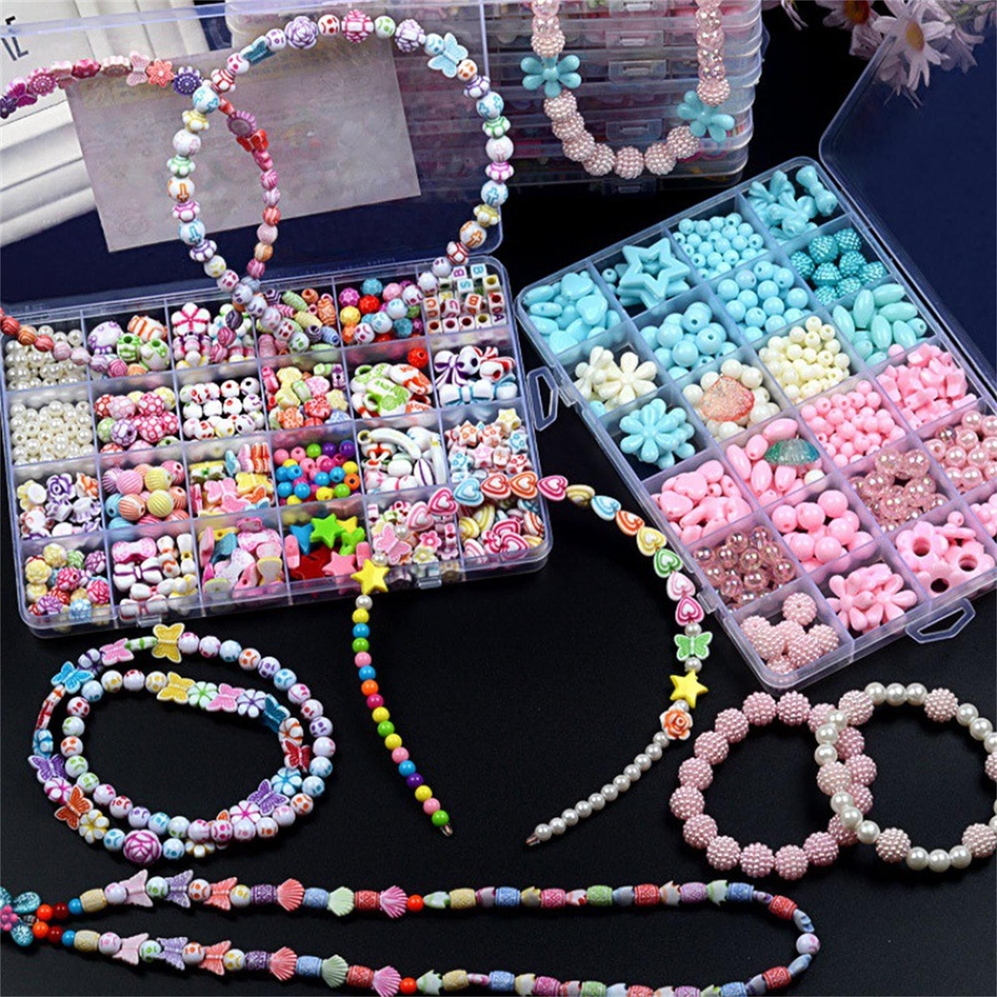 Snap Pop Beads for Girls Toys - 600PCS Kids Jewelry Making Kit Pop-Bead Art  - Beading & Jewelry Making Kits