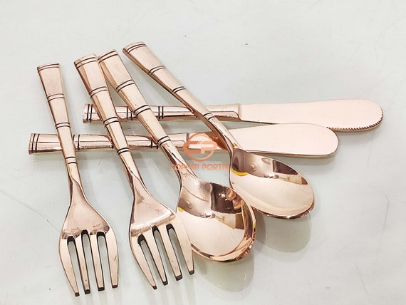 Pastry Forks Set/4 Copper