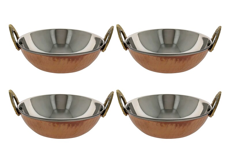 Copper Stainless Steel Serveware Bowls Set Tureen Copper Etsy