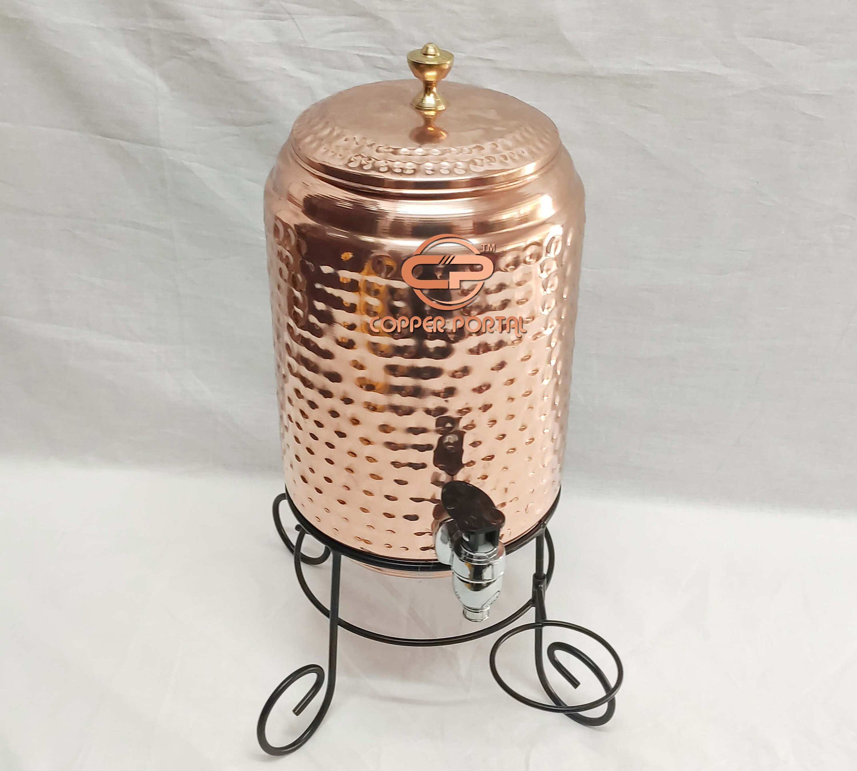 Hand Hammered Pure Copper Water Dispenser Container Etsy UK