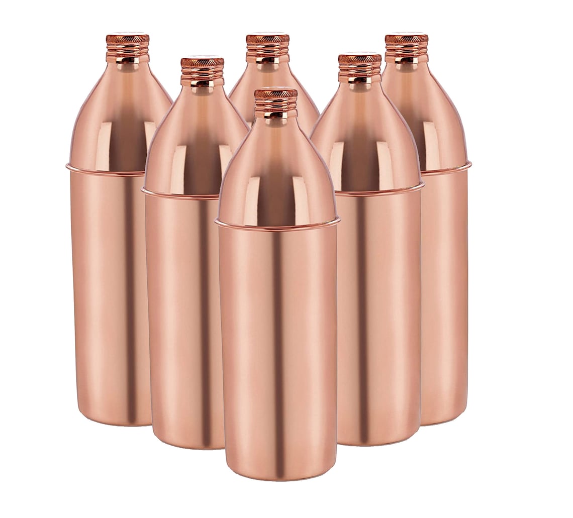 Beautiful Hanmade 100 Copper Water Bottle 30 Oz Copper Bottle Etsy