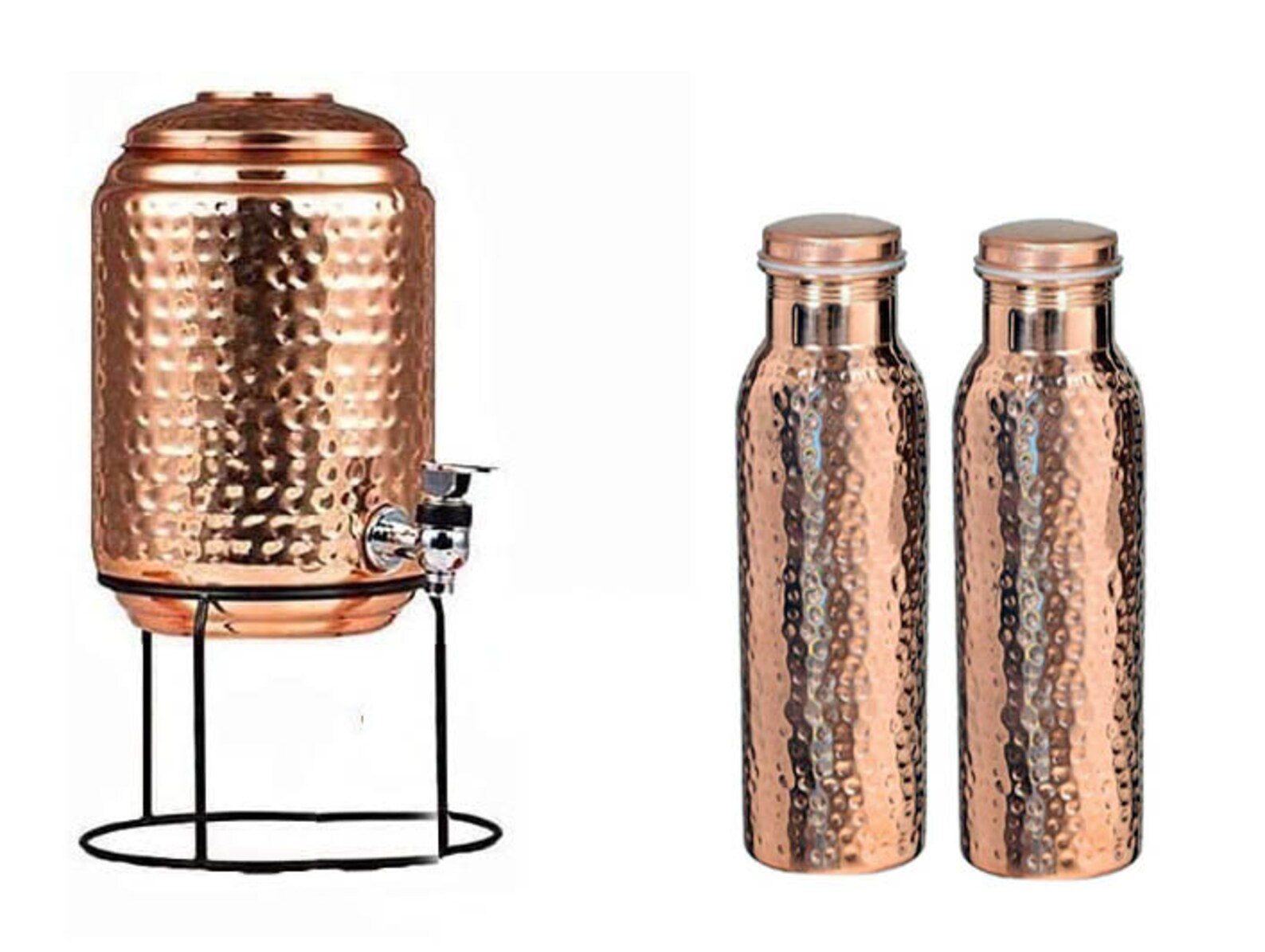 Copper Portal 5 Litre Hammered Copper Water Dispenser Etsy