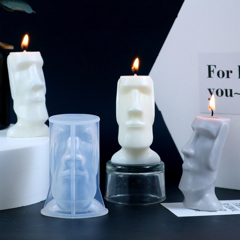 Out of print new product!! Moai Emoji Scented Candle - Shop