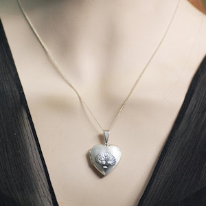 Tree of Life Heart Locket Necklace Pendant, 24mm 100% 925 Sterling Silver Celtic Jewelry
