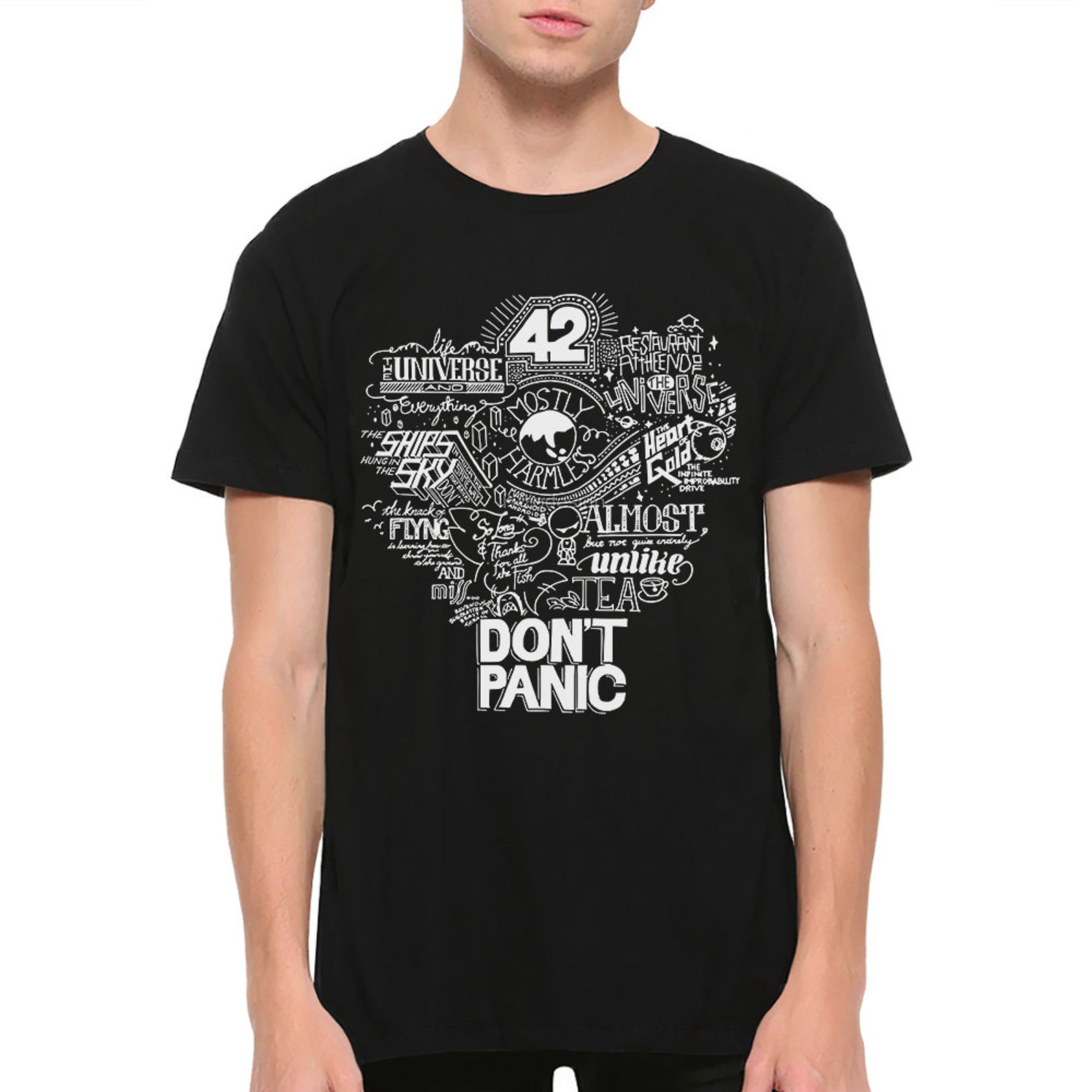 the hitchhiker's guide to the galaxy shirt