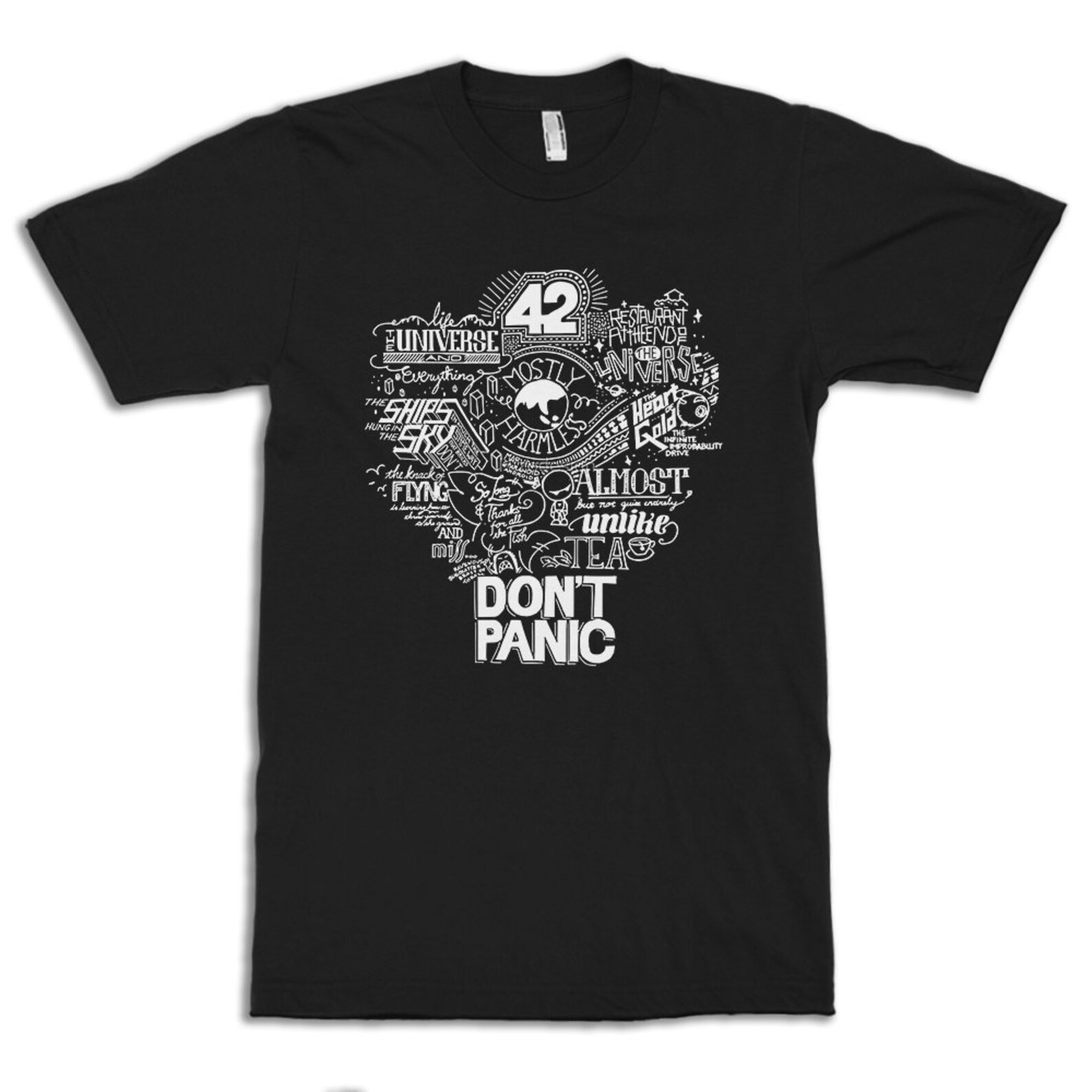 the hitchhiker's guide to the galaxy shirt