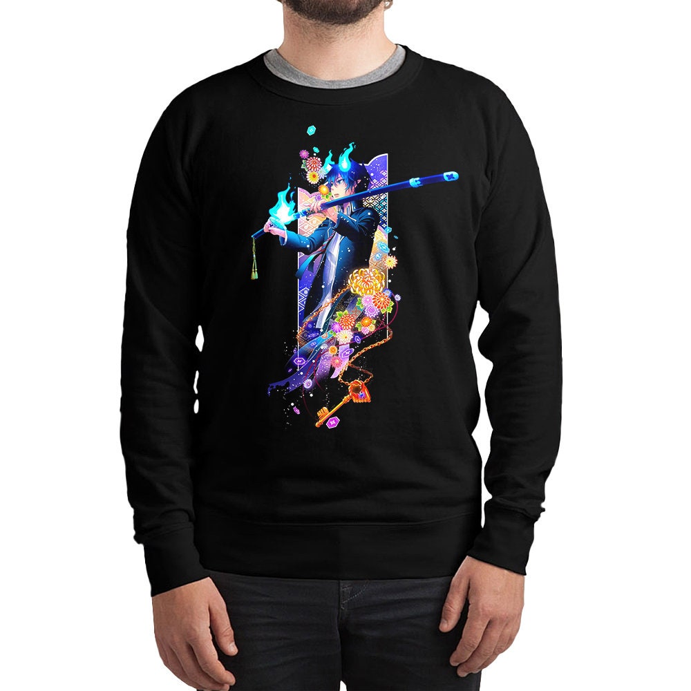 blue exorcist sweatshirt