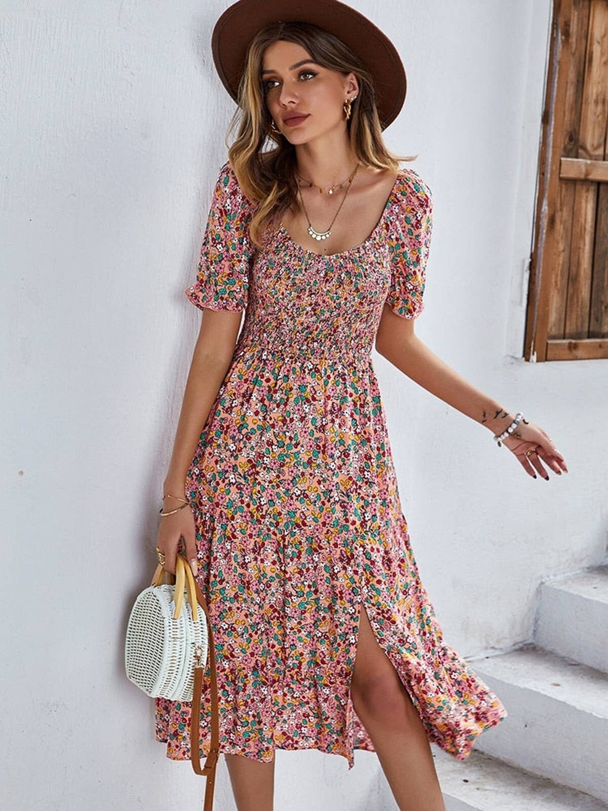 Slit Midi Dress - Etsy