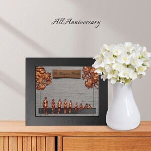 Wedding Anniversary Gift Ideas, Family Wall Art, Personalized Gift, Perfect Family Gift, Parents gift for Anniversary, Family Tree gifts