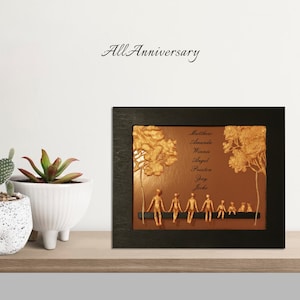 Family tree gifts, Family sculpture, Personalized family portrait, Wedding anniversary gift, Grandma&#39;s gift, Unique housewarming gift