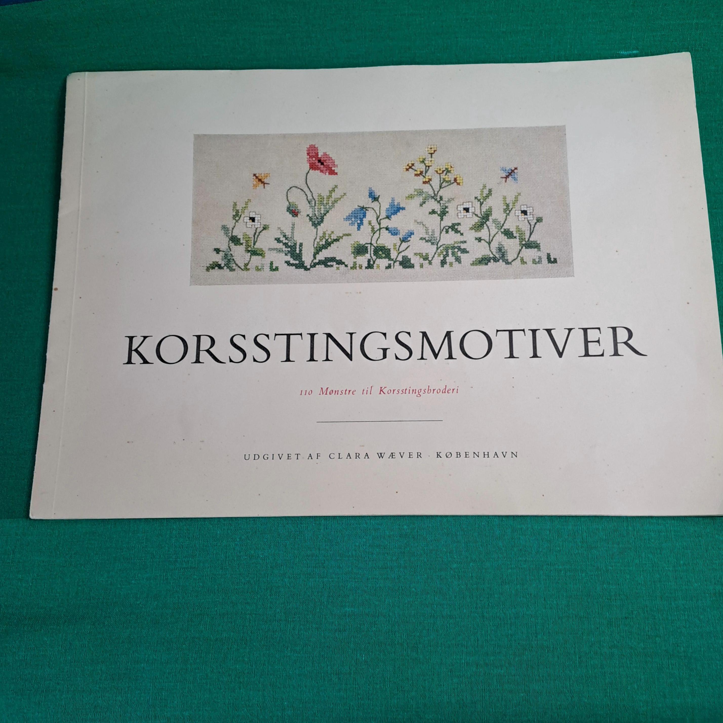 Clara Waever Denmark. Vintage Cross Stitch Booklet