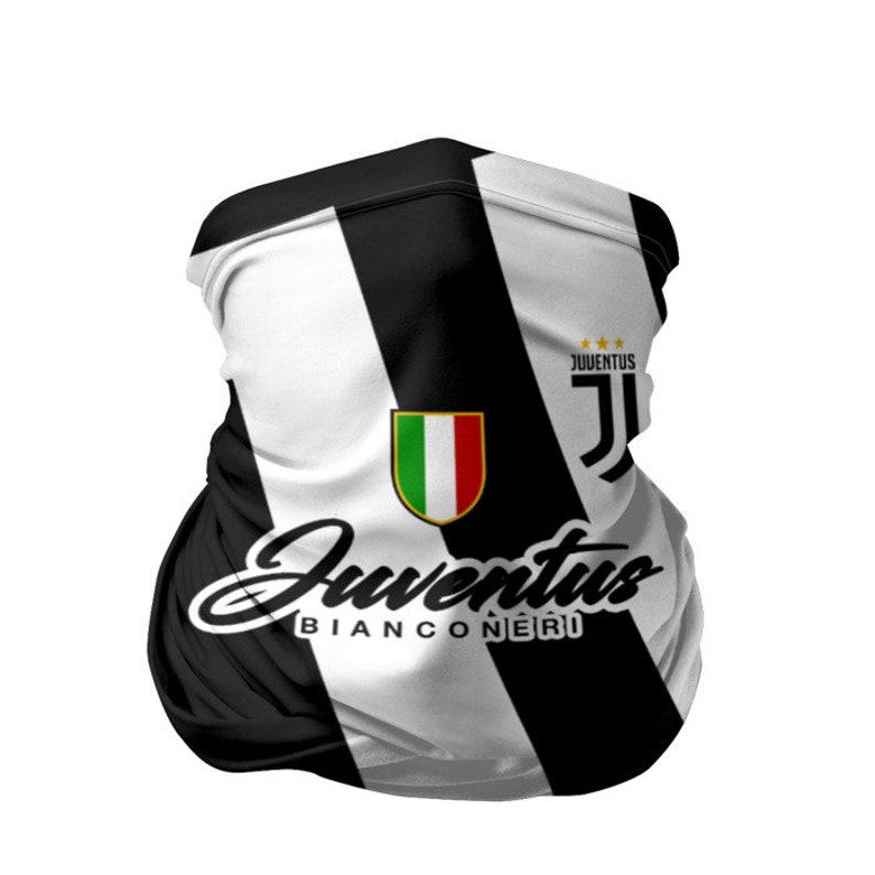 Juventus FC Neck Gaiter & Face Mask Soccer Club Mask ...