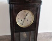 Antique German Wall Clock Haller A G