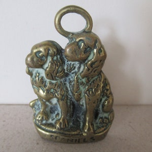 Vintage Spaniel Toasting Gabel Endstück / Griff / Kopf Geschenk