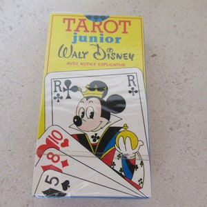 Vintage Rare Tarot Junior Cards de Walt Disney UNOPENED