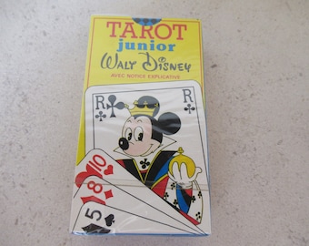 ULTRA RARE (1979) Disney “tarot Junior” by GRIMAUD Made in