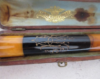 Antique Franz Hiess & Sohne Vienna  Cheroot Cigar Holder.