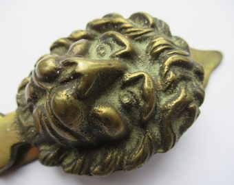 Vintage Lions Head Face Door Knocker