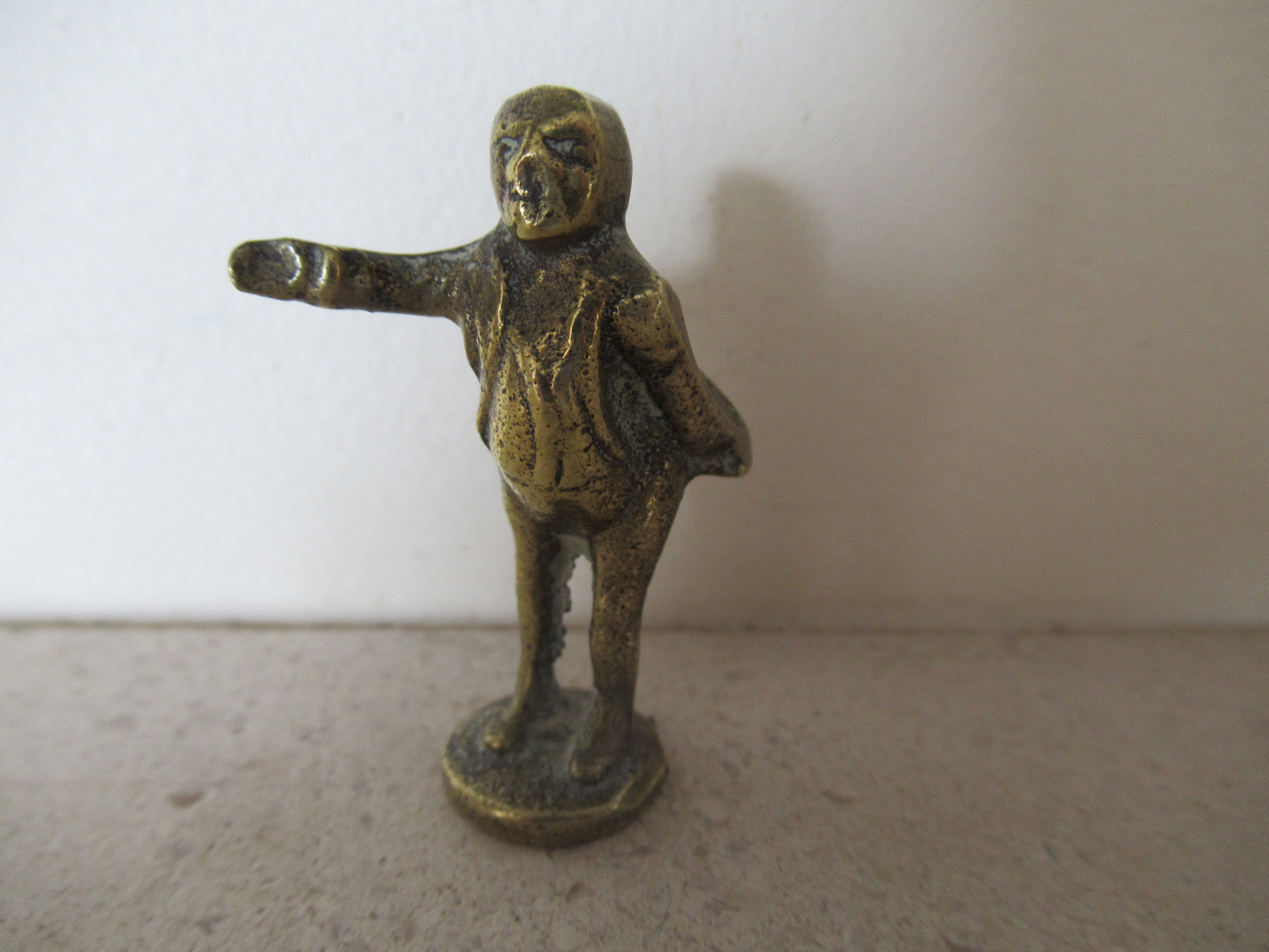 Antique Mr Pickwick From Charles Dickens Novel The Pickwick Papers Brass Pipe Tamper Smokers Tool