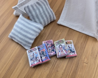 1:12 scale Anime Japanese Mini Manga Book(s) | OP | diorama | dollhouse