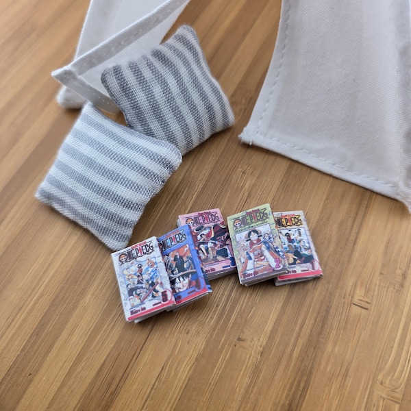 1:12 scale Anime Japanese Mini Manga Book(s) | OP | diorama | dollhouse