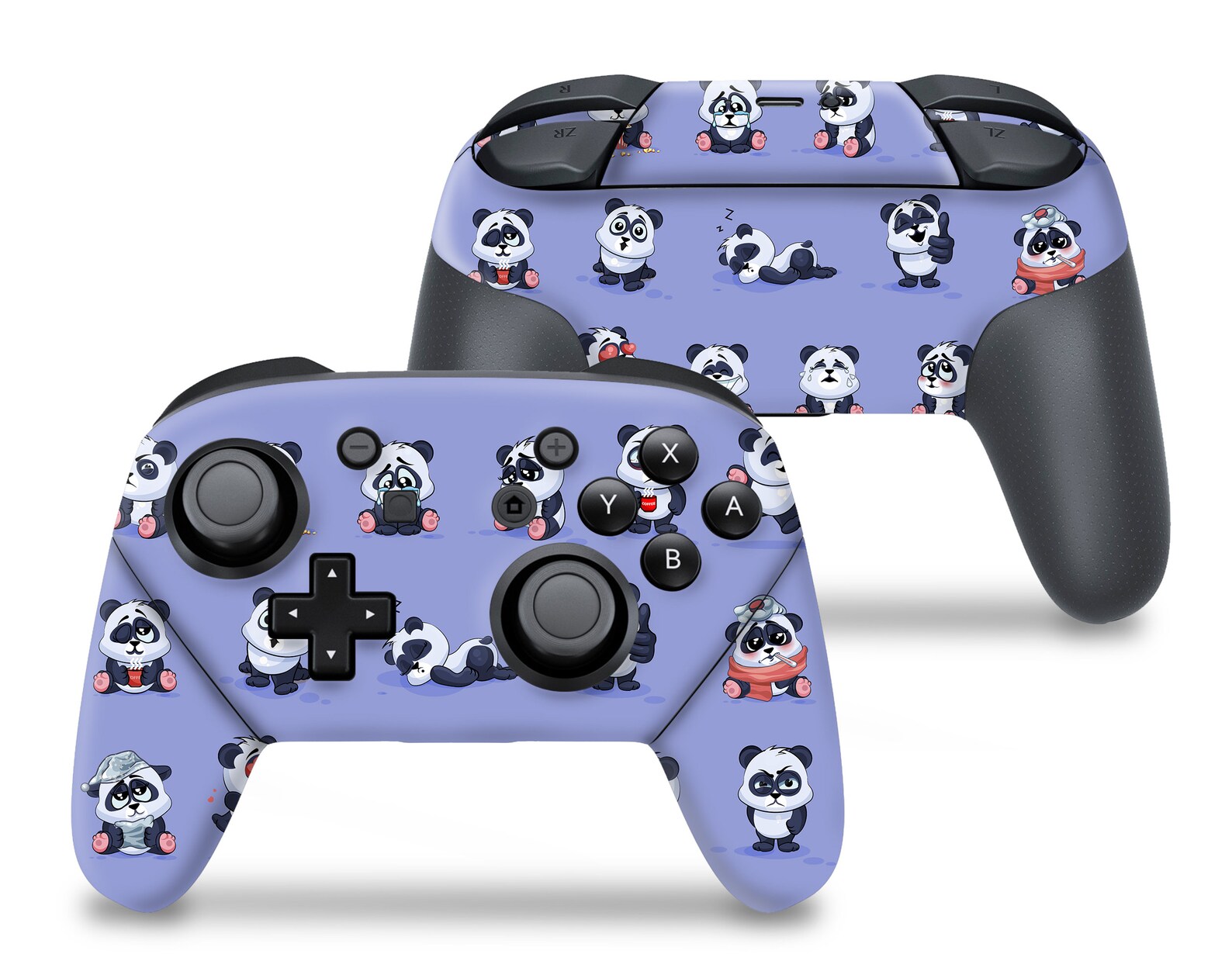 Pandas Nintendo Switch Pro Controller Funny Emotions Decal Etsy