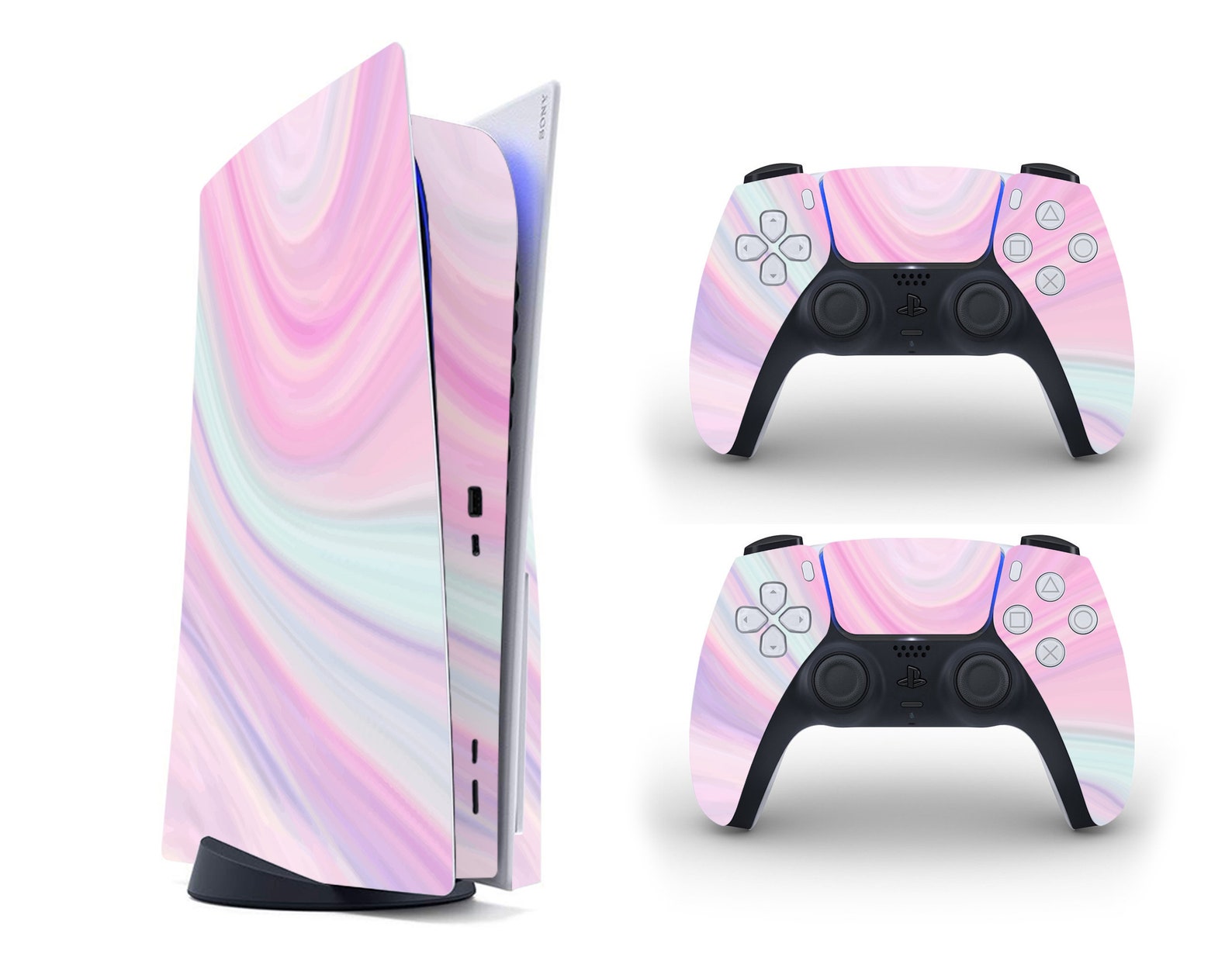 Deep Pink PS4 Pro Decal Pearl Marble PS4 Slim Skin PS4 Fat Etsy