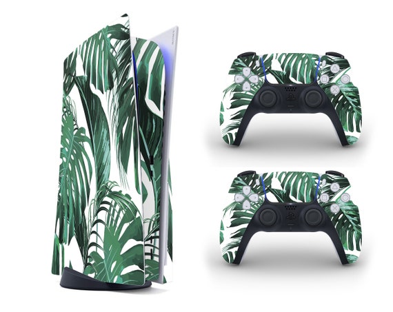 Monstera Plant Ps4 Pro Skins Tropical Leaves Ps4 Slim Skin Ps4 Etsy
