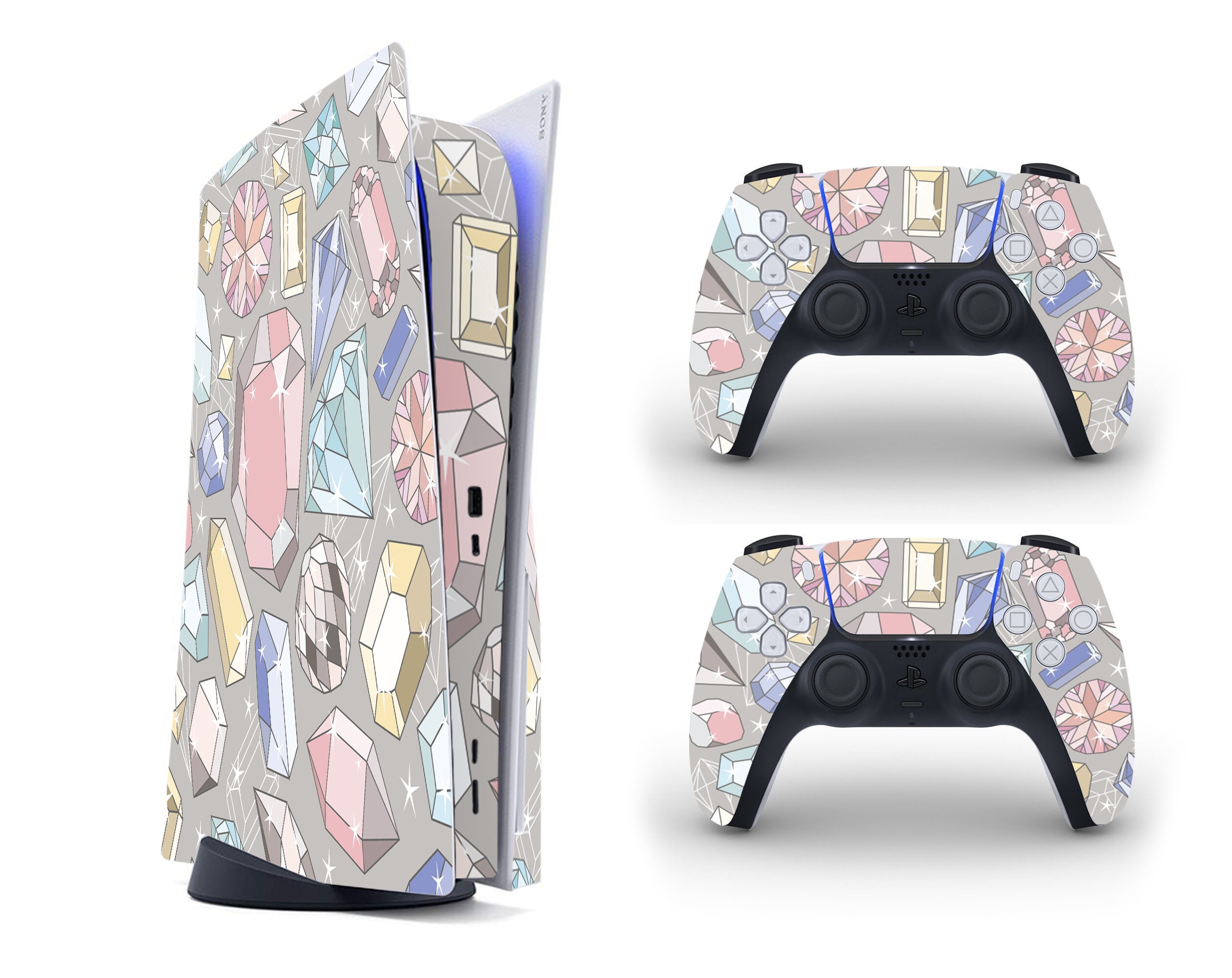 Shiny Diamond PS4 Pro Skin Jewel PS4 Slim Skin PS4 Fat Skin Etsy