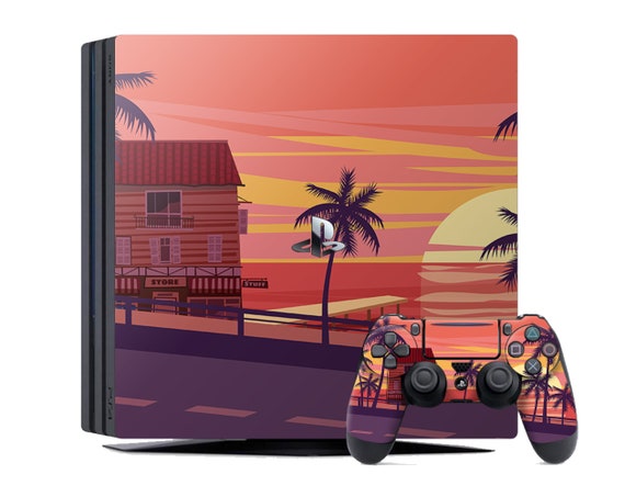 Sea Sunset Ps4 Pro Skins Hot Summer Day Ps4 Slim Skins Ps4 Fat Etsy