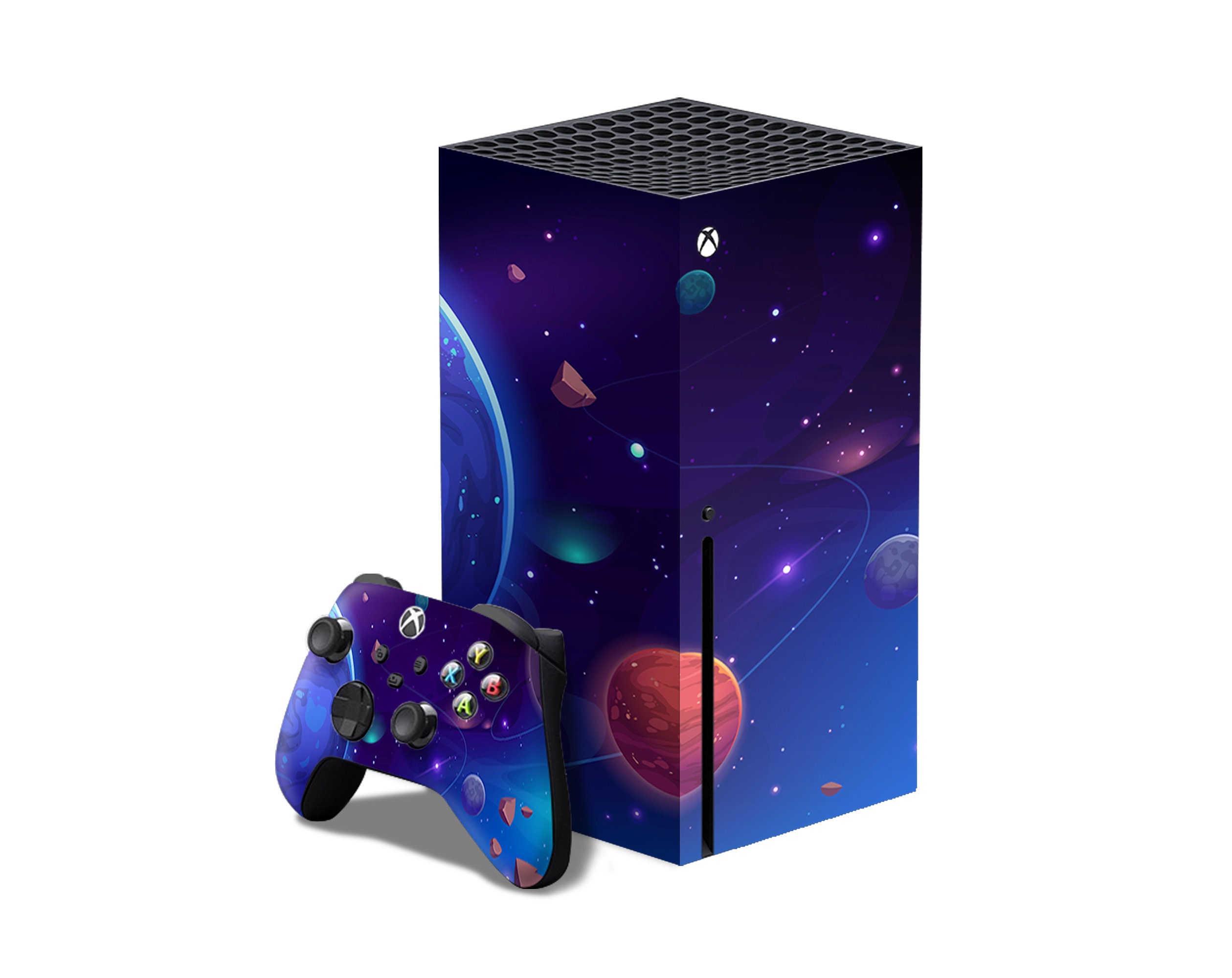 Xbox Series X / S Vinyl Skin & 2x Controller Skins, Pokémon Themed.