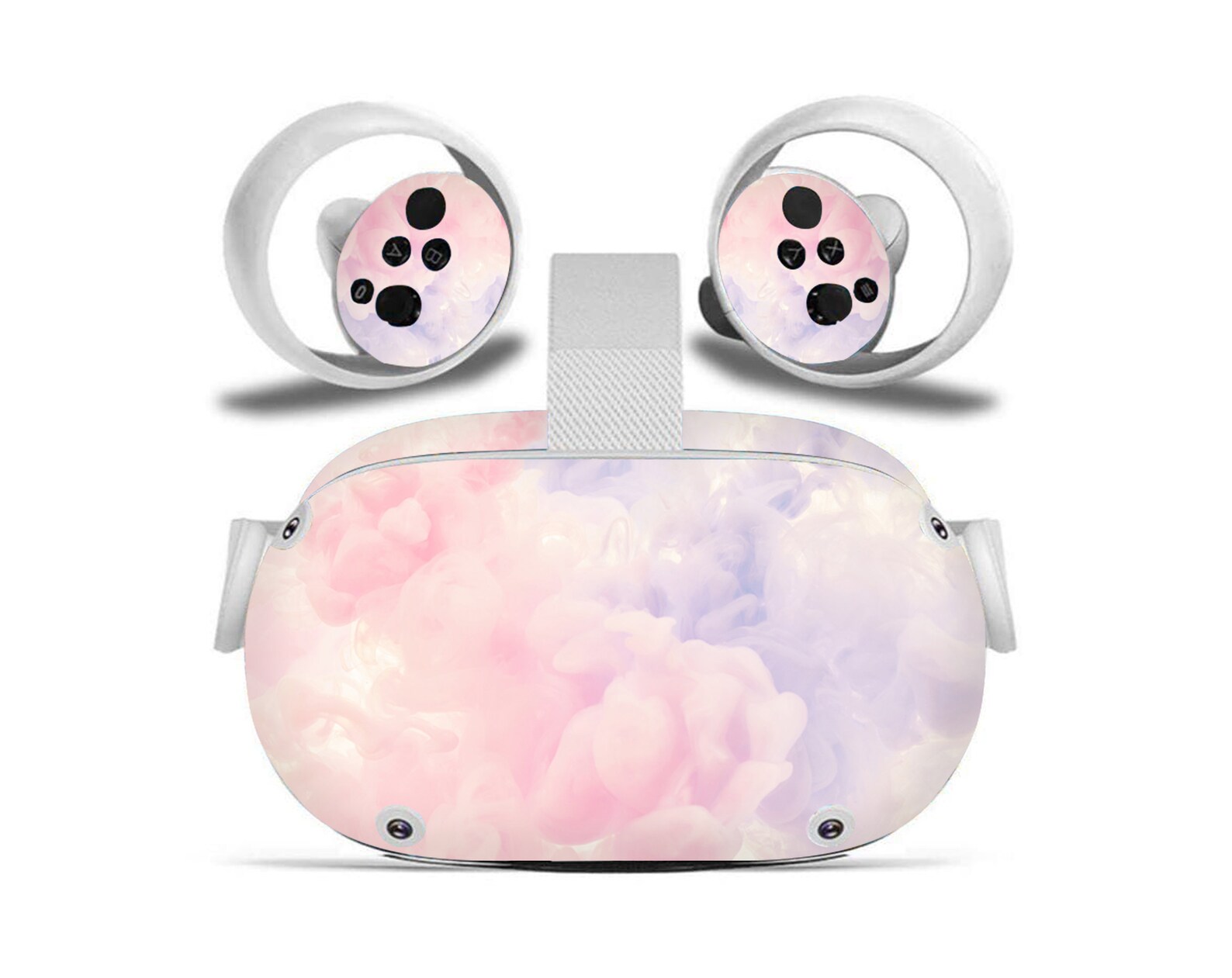 Oculus Quest 2 Art Purple Vinyl Decal Air Clouds Wrap Stickers Etsy