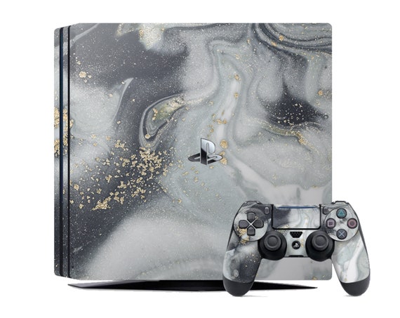 Gold Pattern PS4 Pro Skin White PS4 Slim Skin PS4 Fat Skin PS5 