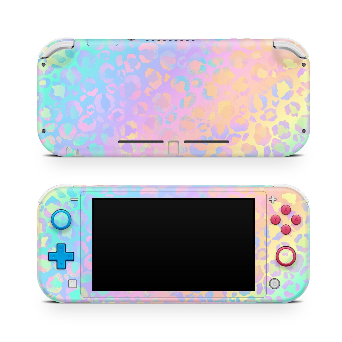 Rainbow Decal Nintendo Switch Lite 2019 Colored Leather Skin | Etsy
