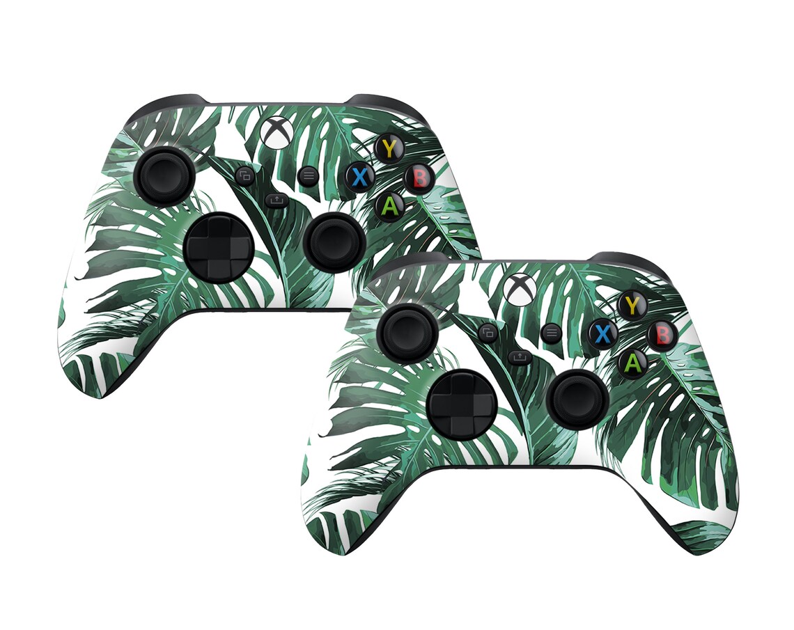 Green Big Branches Skin Xbox Series X Tropical Stickers Xbox Etsy