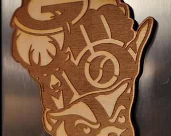 Wisconsin Sport-Kühlschrankmagnet