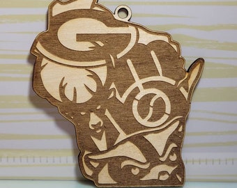 Wisconsin Sports Hanging Ornament