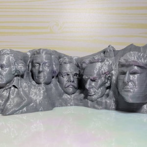Rushmore with the Trumpster