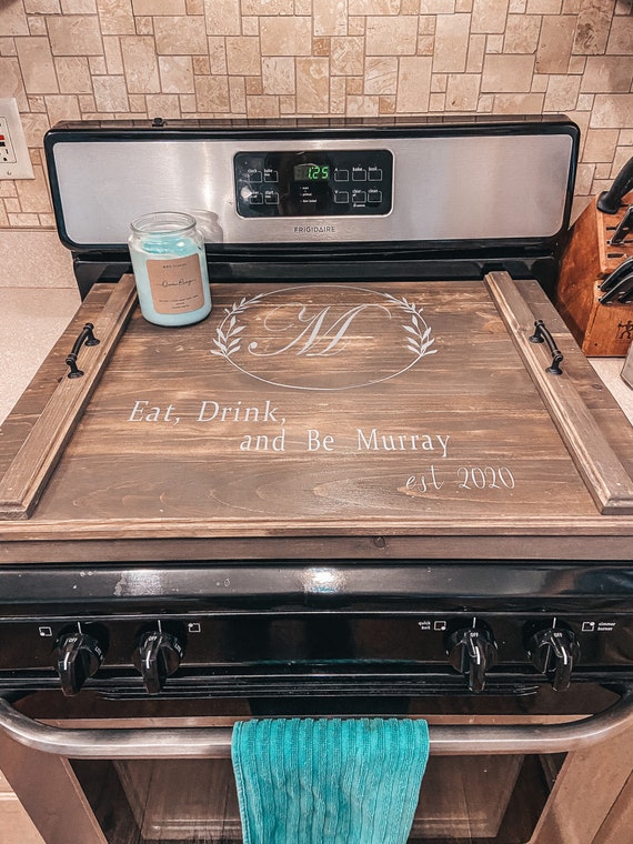 Stove top cover gas and electric custom stove top cover Etsy
