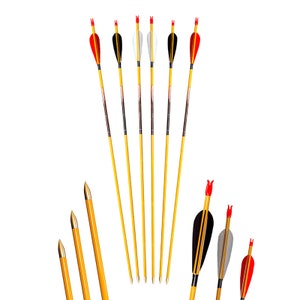 Sungur - 500 Spine / Carbon Arrow, Carbon Shaft, Mamluk Archery, Archery, Horseback Archery, Mounted Archery, Hunting, 12 arrows